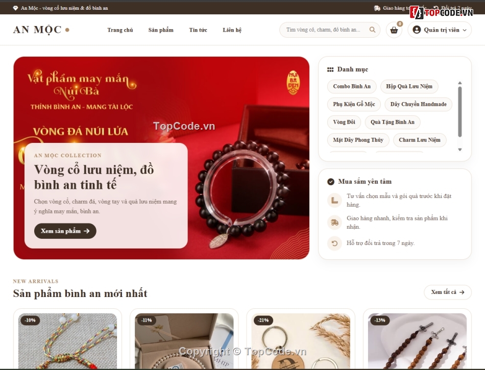bán web,đồ án web,đồ bình an